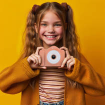 Digital Kids camera - perzikkleurig productafbeelding 4