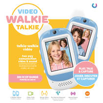 Video walkie talkie set - blauw productafbeelding 3
