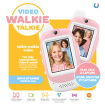 Video walkie talkie set - roze productafbeelding 3