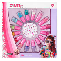 Create It! nagellak set + stickers 16-delig hoofdafbeelding product
