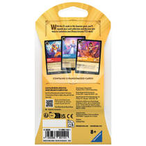Disney Lorcana TCG Hyperia City sleeved booster productafbeelding 2