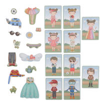 Little Dutch Dress-Up Jim & Rosa magenetisch speelbord productafbeelding 3