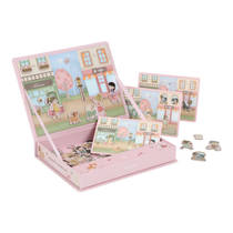 Little Dutch Rosa’s winkelstraat magnetisch speelbord productafbeelding 2