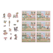 Little Dutch Rosa’s winkelstraat magnetisch speelbord productafbeelding 3