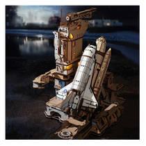 Houten Space Shuttle productafbeelding 7