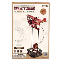 Robotime ROKR houten pendulum Sky Captain productafbeelding 2