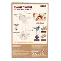 Robotime ROKR houten pendulum Sky Captain productafbeelding 5