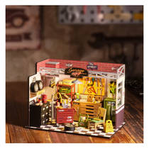 Robotime houten miniatuur garage werkplaats productafbeelding 7