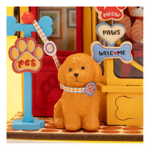 Robotime Rolife houten miniatuur Pawfect dierenwinkel productafbeelding 5