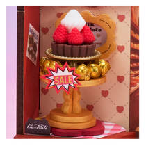 Robotime Rolife houten miniatuur chocolaterie productafbeelding 3