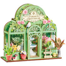 Robotime Rolife houten miniatuur bloemenwinkel hoofdafbeelding product