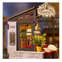 Robotime Rolife houten miniatuur Tipsy Cat bar productafbeelding 5