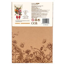 Robotime Rowood houten bloem oranje tulp productafbeelding 5