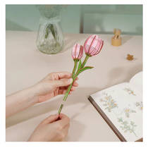 Robotime Rowood houten bloem roze tulp productafbeelding 6