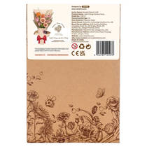 Robotime Rowood houten bloem oranje gerbera productafbeelding 5
