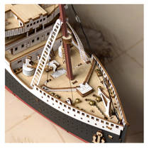 Robotime houten schip Eternal Atlantic Voyager productafbeelding 6