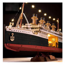 Robotime houten schip Eternal Atlantic Voyager productafbeelding 4