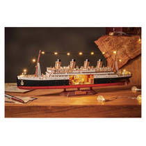 Robotime houten schip Eternal Atlantic Voyager productafbeelding 8