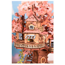 Robotime Rolife houten Sakura boomhuis productafbeelding 3