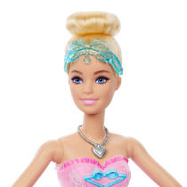 Barbie in De Notenkraker pop Clara met tutu en ballerina-accessoires productafbeelding 3