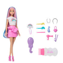 Barbie pop met schitterend regenbooghaar