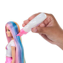 Barbie pop met schitterend regenbooghaar productafbeelding 3