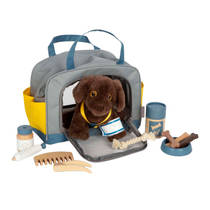 Small Foot knuffel hond met draagtas en verzorgingsset hoofdafbeelding product