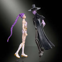 KPop Demon Hunters actiefigurenset Rumi & Juni Final Battle productafbeelding 4