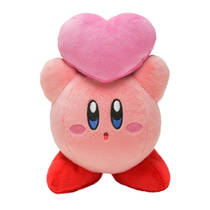 Pluchen knuffel Kirby met hartje - 16 cm productafbeelding 2