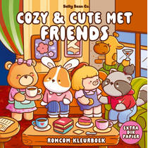 Cozy winter kleurboek café