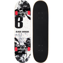 Street Natives Black Dragon skateboard - zwart/rood