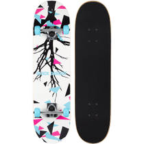 Street Natives Black Dragon skateboard - wit/zwart