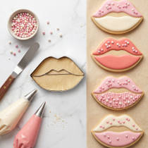 TOPModel Bake and Create lippenstift en lippen koekjesvorm productafbeelding 5