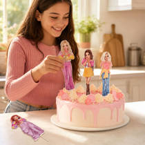 TOPModel Bake and Create taartentoppers - 4 stuks productafbeelding 2