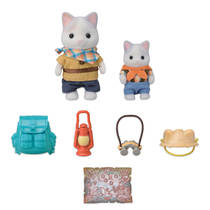 Sylvanian Families duo avonturiers Latte Kat broer en baby 5763 productafbeelding 5