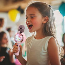 Hello Kitty draadloze karaoke microfoon productafbeelding 4