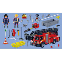 PLAYMOBIL City Action brandweerladderwagen 72192 productafbeelding 5