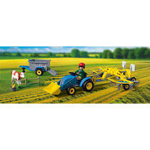 PLAYMOBIL Country kleine tractor met hooimaaier 72163 productafbeelding 4