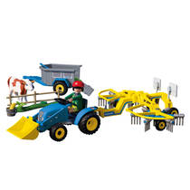 PLAYMOBIL Country kleine tractor met hooimaaier 72163 productafbeelding 3