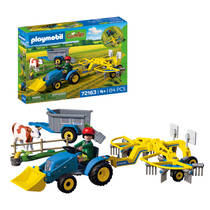 PLAYMOBIL Country kleine tractor met hooimaaier 72163 hoofdafbeelding product