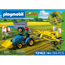 PLAYMOBIL Country kleine tractor met hooimaaier 72163 productafbeelding 5
