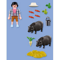 PLAYMOBIL boer met hangbuikzwijnen 72171 productafbeelding 2