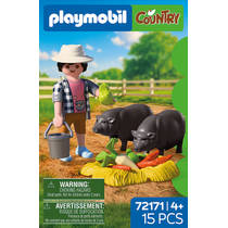 PLAYMOBIL boer met hangbuikzwijnen 72171 productafbeelding 3