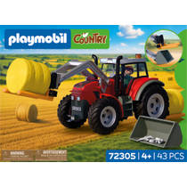 PLAYMOBIL Country grote tractor met hooibalen 72305 productafbeelding 3
