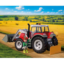 PLAYMOBIL Country grote tractor met hooibalen 72305 productafbeelding 5