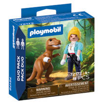 PLAYMOBIL DuoPack T-Rex met onderzoeker 72172 productafbeelding 5
