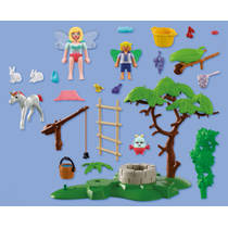 PLAYMOBIL Magic feeëntuin met eenhoornveulen 72215 productafbeelding 3