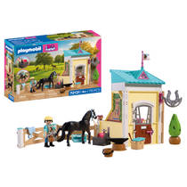 PLAYMOBIL Horses kleine stal met hoefsmid 72131