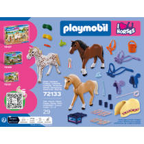 PLAYMOBIL Horses drie verzamelpaarden 72133 productafbeelding 5