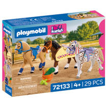 PLAYMOBIL Horses drie verzamelpaarden 72133 productafbeelding 3